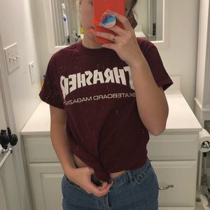 Maroon Thrasher T-Shirt (Women’s Small)